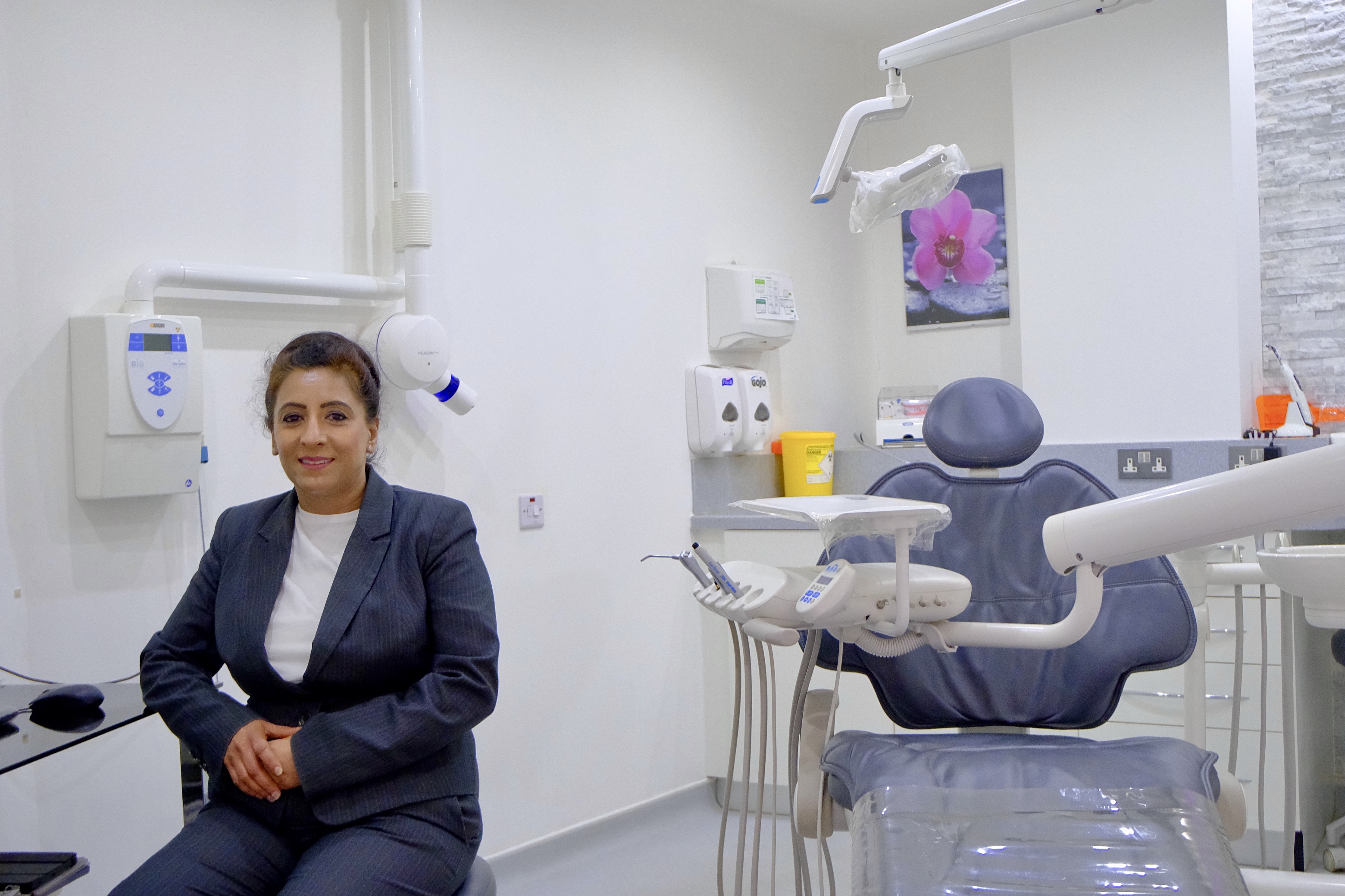 Dr in treatment room