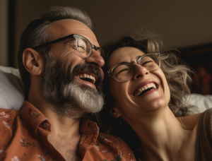 restorative dentist dentures near me happy couple elderley